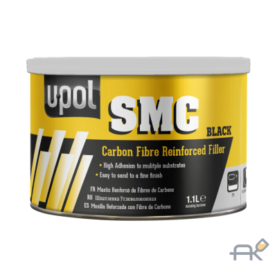 Шпатлёвка UPOL SMC Carbon углеволокно 1.1л